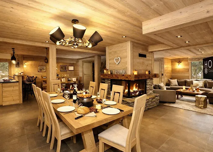 Moderne 5* A La Tania - 12 Pers, Jacuzzi, Sauna, Skis Aux Pieds, Cheminee, Cinema - Fr-1-575-154 * كورشوفيل