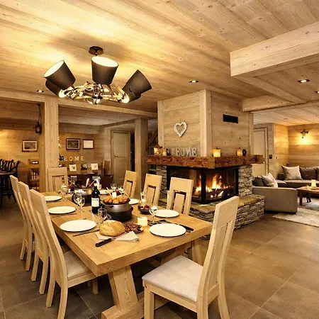Moderne 5* à La Tania - 12 Pers, Jacuzzi, Sauna, Skis Aux Pieds, Cheminée, Cinéma - Fr-1-575-154 * Courchevel